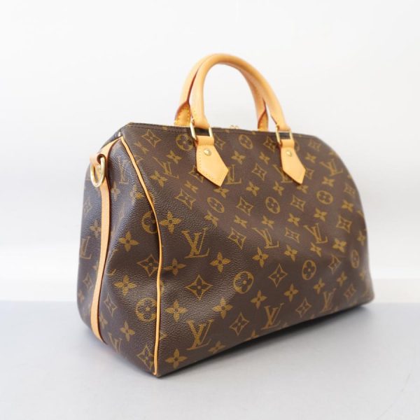 2 Louis Vuitton Speedy Bandouliere 30 Monogram Shoulder Bag