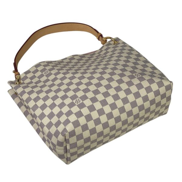 2 Louis Vuitton Graceful Damier Azur White PM Hobo