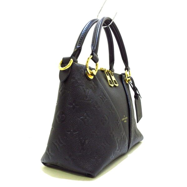 2 Louis Vuitton V Tote BB Noir Monogram Empreinte Tote Bag black