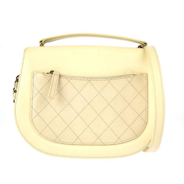 2 Chanel Matelasse Leather Beige 2way Shoulder Bag