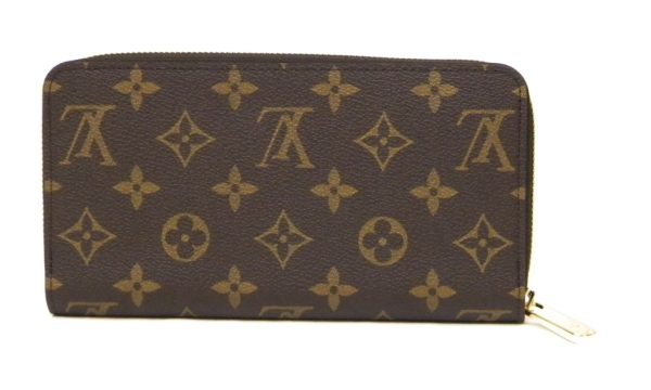 2 Louis Vuitton Cloth Bag Zippy Wallet Monogram Round Zipper Long Wallet Handbag