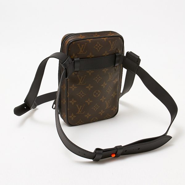 2 Louis Vuitton Utility Side Bag Monogram Brown Body