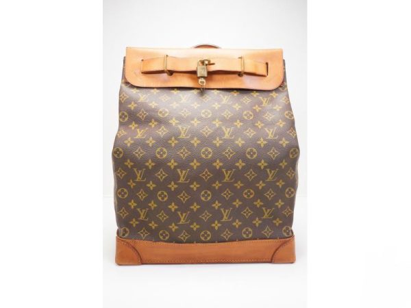 2 Louis Vuitton Steamer Bag 35 Monogram Leather