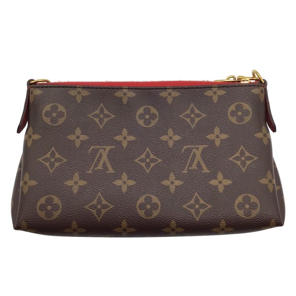 2 Louis Vuitton Monogram Para Scratch Sleise Red Chain Shoulder Bag