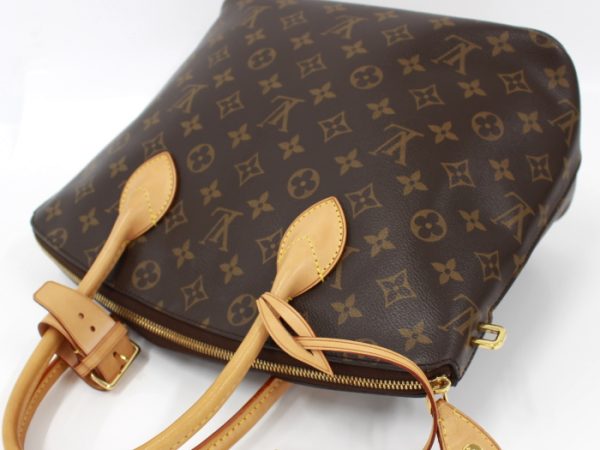 2 Louis Vuitton Lockit Monogram Leather Brown PM Handbag