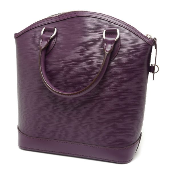 2 Louis Vuitton Lockit Cassis Epi Purple LV Handbag