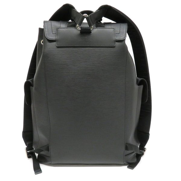 2 Louis Vuitton Christopher PM Backpack Epi Black