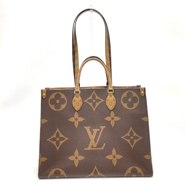 2 Louis Vuitton Tote Bag On The Go Monogram Giant Brown GM Shoulder Bag