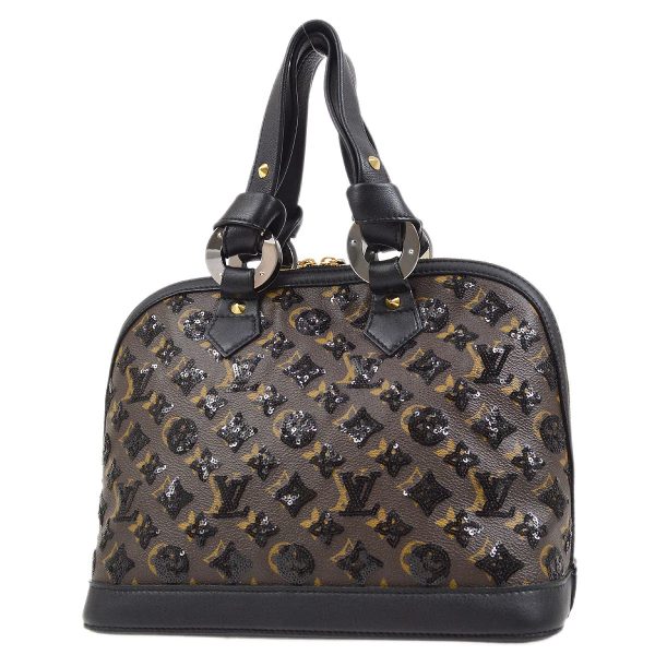 2 Louis Vuitton Alma Hand Bag Monogram Eclipse Black