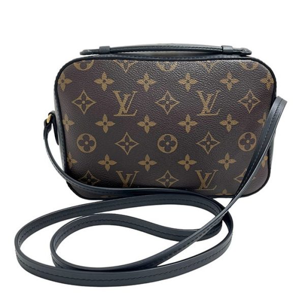 2 Louis Vuitton Saintonge Monogram Noir Black Brown Shoulder Bag