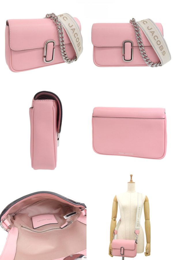 2 Marc Jacobs Leather Pink 2way Shoulder Bag