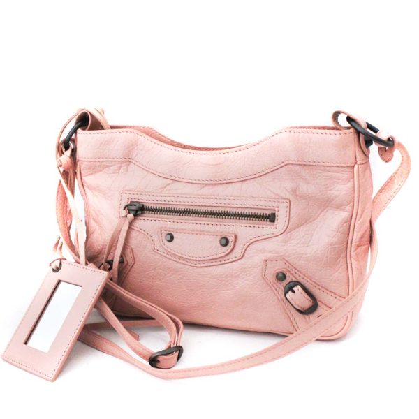 2 Balenciaga Giant Hip Leather Pink Shoulder Bag