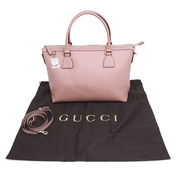 200093469018 2 Gucci Interlocking GG Diagonal Shoulder Tote Bag Pink