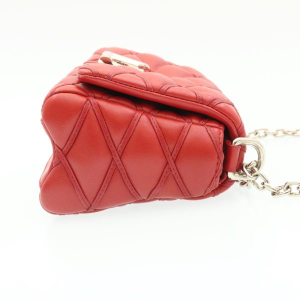 3 Louis Vuitton Maltage Chain Shoulder Leather Red Mini Shoulder Bag