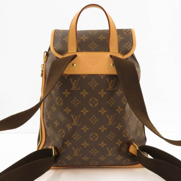 3 Louis Vuitton Monogram Bosphore Rucksack Backpack Brown