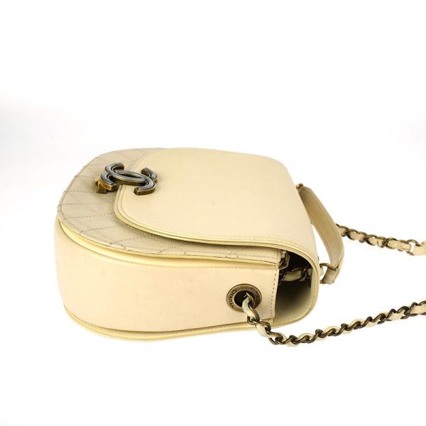 3 Chanel Matelasse Leather Beige 2way Shoulder Bag