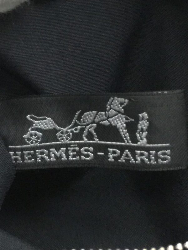 3 Hermes Acapulco Toilette GM Nylon Shoulder Black