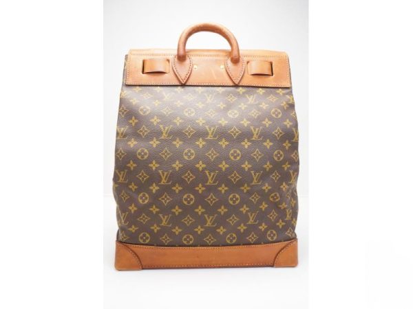 3 Louis Vuitton Steamer Bag 35 Monogram Leather