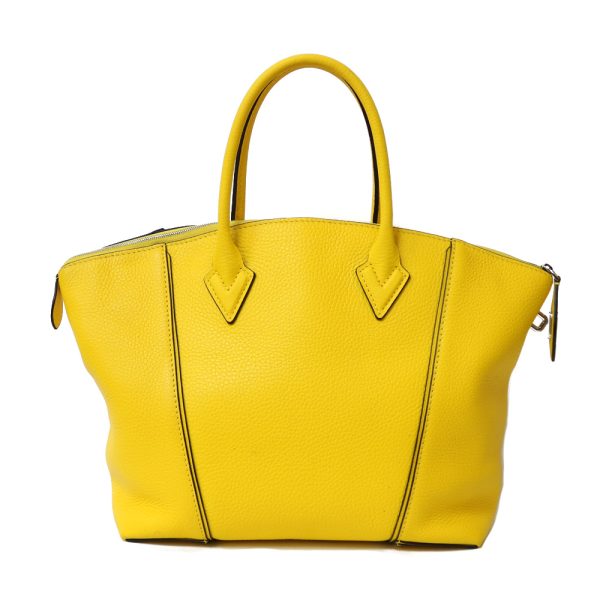 3 Louis Vuitton Lockit Parnasea Leather Yellow MM Shoulder Bag