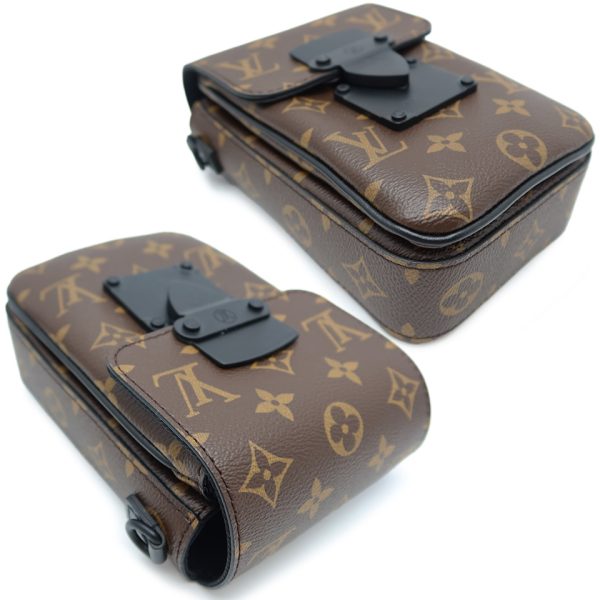 3 Louis Vuitton Macassar Vertical Wearable Monogram Canvas Leather Brown Black Wallet Shoulder Bag