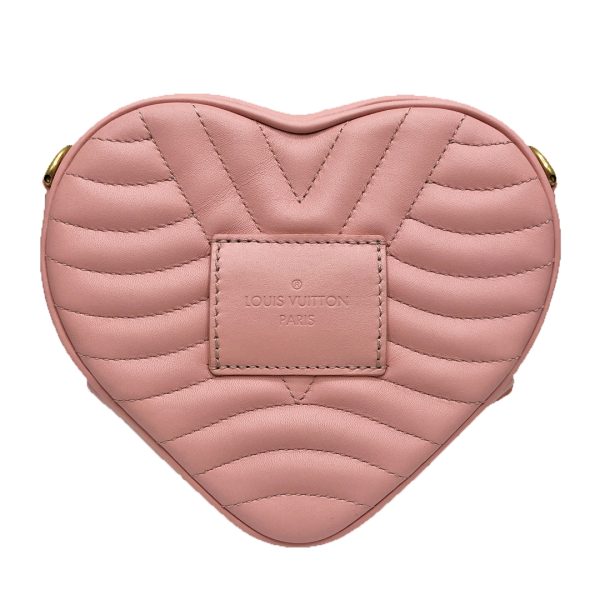 3 Louis Vuitton Wave Love Lock Monogram Calf Leather Pink 2way Shoulder Bag