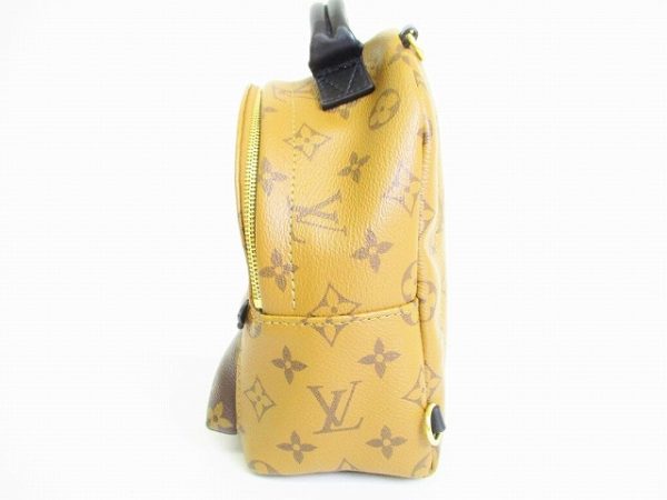 3 Louis Vuitton Monogram Reverse Palm Springs Backpack MINI Rucksack Daypack Brown