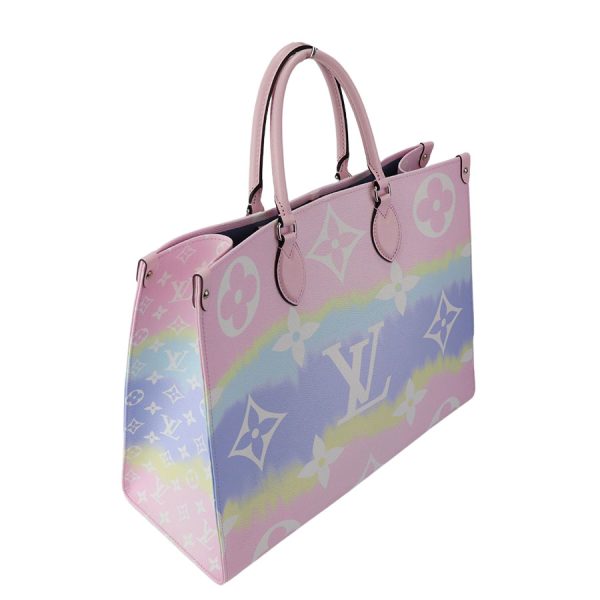 3 Louis Vuitton Tote Bag On The Go Monogram Leather Pastel GM LV 2way Shoulder Bag