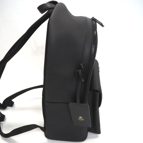 3 Louis Vuitton Backpack Daypack Takeoff Grain Leather Black