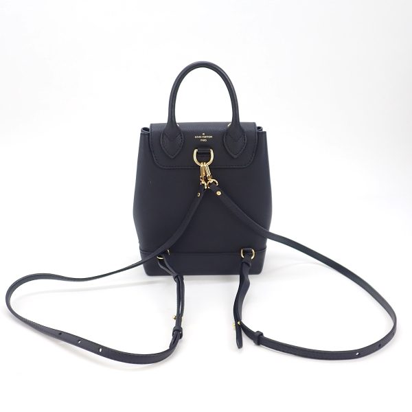 3 Louis Vuitton Lockme Backpack Mini Calfskin Black