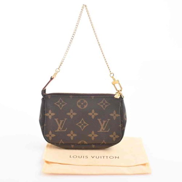 3 Louis Vuitton Accessoire Pouch Monogram Pvc Brown Mini Shoulder Bag