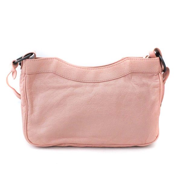 3 Balenciaga Giant Hip Leather Pink Shoulder Bag