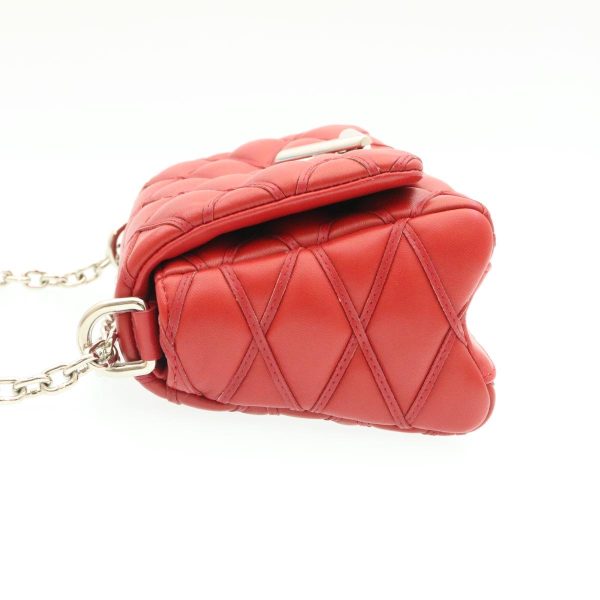 4 Louis Vuitton Maltage Chain Shoulder Leather Red Mini Shoulder Bag