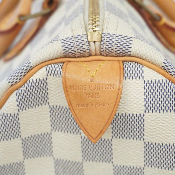 4 Louis Vuitton Damier Azur Speedy 30 Boston Bag Handbag