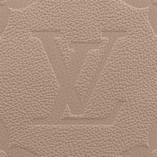 4 Louis Vuitton Neverfull MM Tourterelle Empreinte Leather Tote Bag Handbag