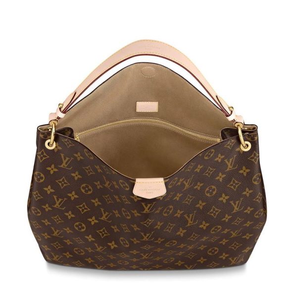 4 Louis Vuitton Graceful MM Hardware Gold Monogram Canvas Leather Shoulder Bag