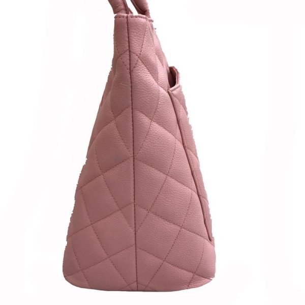 4 Chanel Caviar Skin Tote Pink