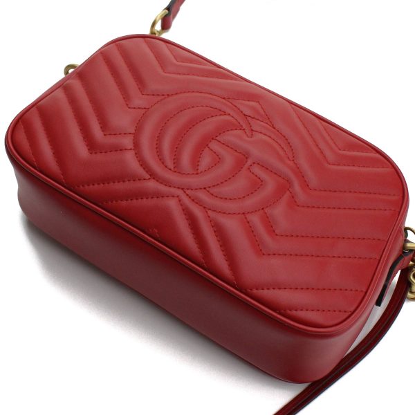 4 Gucci GG Marmont Crossbody Bag Red