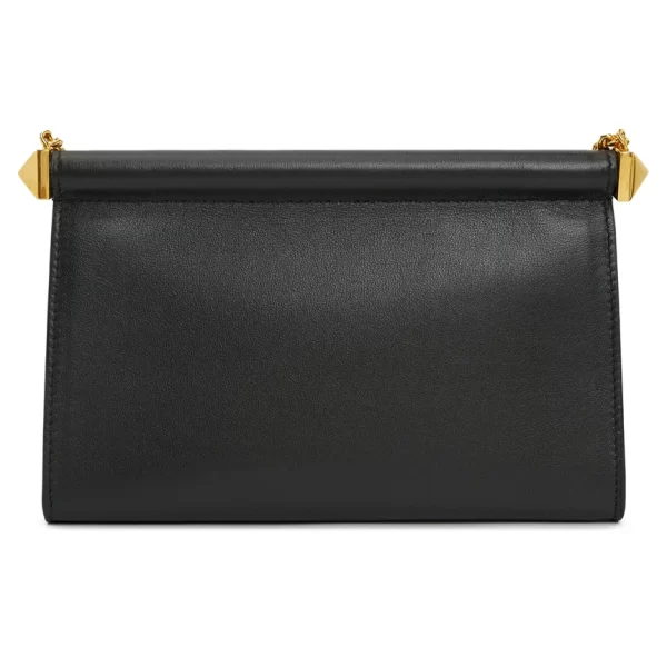 4 Valentino Leather Black Shoulder Bag