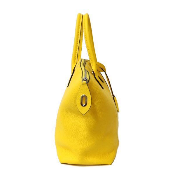 4 Louis Vuitton Lockit Parnasea Leather Yellow MM Shoulder Bag