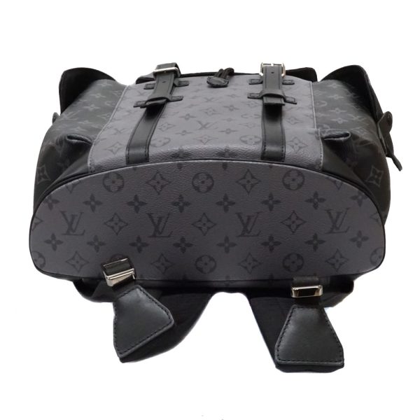 4 Louis Vuitton Christopher MM Rucksack Backpack Monogram Eclipse Black