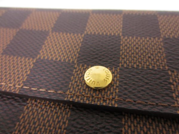 4 Louis Vuitton Portefeuille Damier Coin Purse Long Wallet Handbag