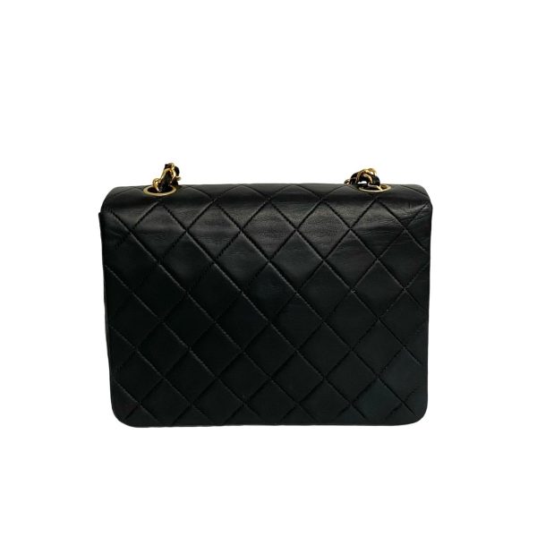 4 Chanel Chain Shoulder Leather Navy Shoulder Bag