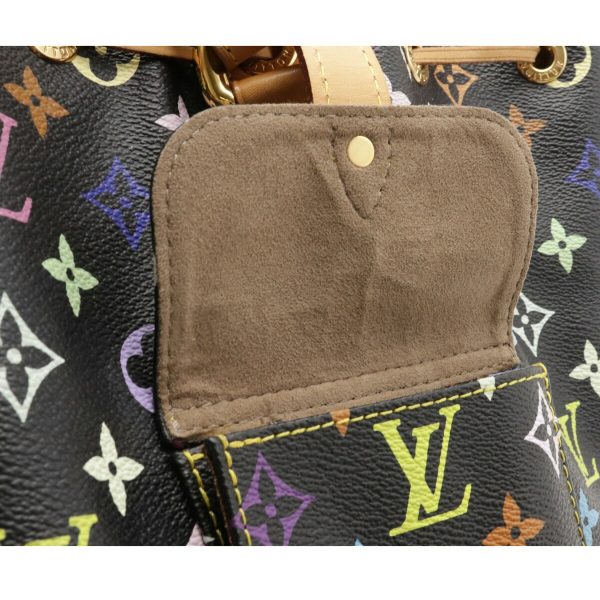 5 Louis Vuitton Monogram Multicolor Petite Noe Shoulder Bag Semi Shoulder One Shoulder Noir Black