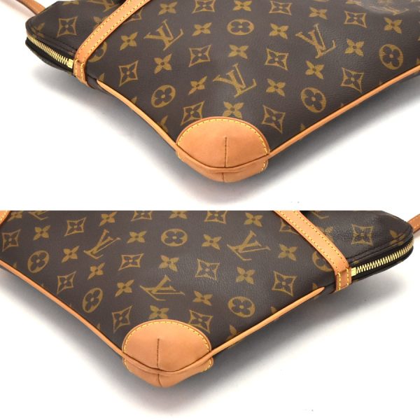 5 Louis Vuitton Kusan GM Monogram Shoulder Bag Brown X Gold Metal Fittings