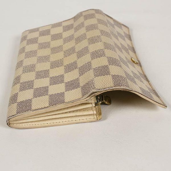 5 Louis Vuitton Damier Azur Long Wallet Handbag