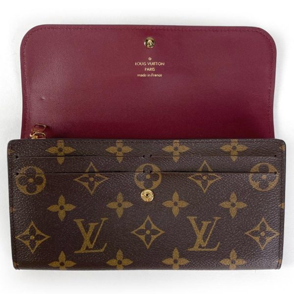 5 Louis Vuitton Portefeuille Venus Wallet Monogram Brown Red Long Wallet Handbag