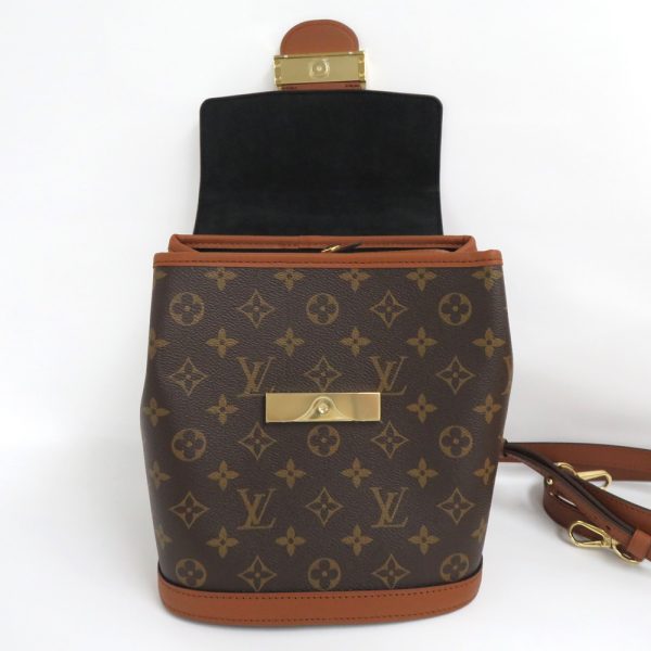 5 Louis Vuitton Dauphine Backpack Monogram Reverse Daypack Leather Brown