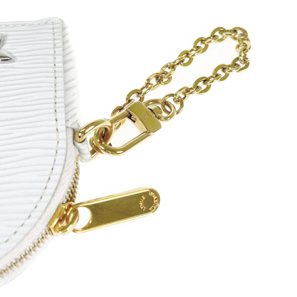 5 Louis Vuitton Portomonet Cool Love Lock Epi White Gold Hardware Shoulder bag