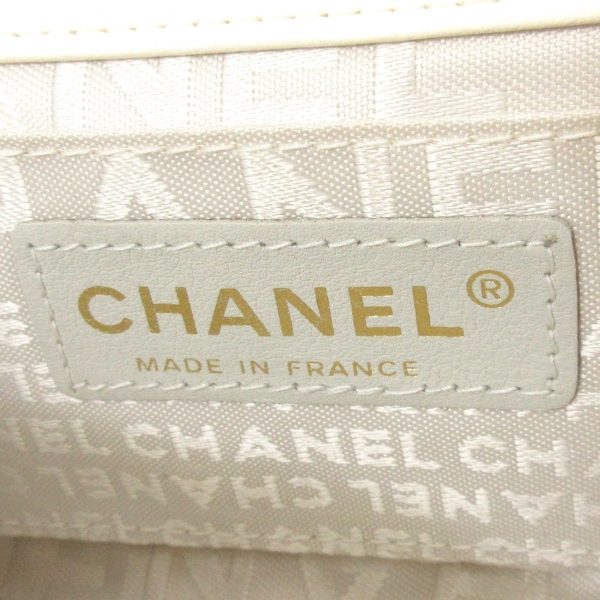 5 Chanel Gold Chain Shoulder Lambskin Mini Shoulder Bag White