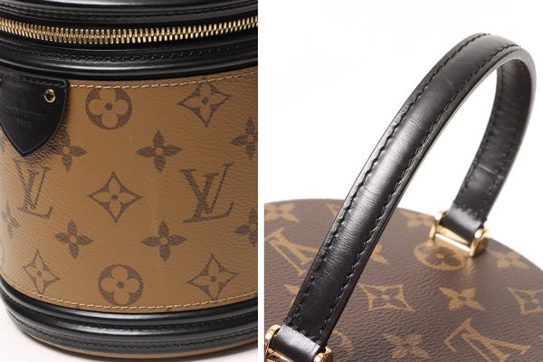 5 Louis Vuitton Vanity Reverse Monogram Canvas Leather Black Brown Shoulder Bag